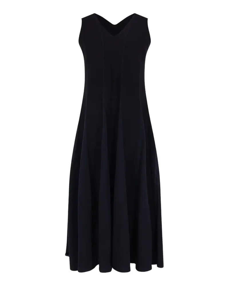 CFCL V-neck pleated midi dress - Schwarz Schwarz
