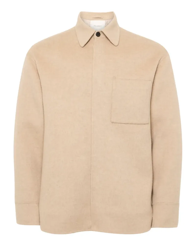 J.W.Anderson Hemdjacke mit aufgesetzten Taschen - Nude Nude