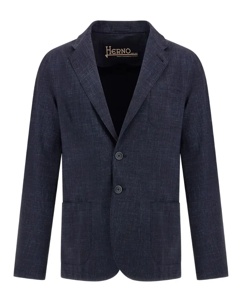 Herno single-breasted blazer - Blau Blau