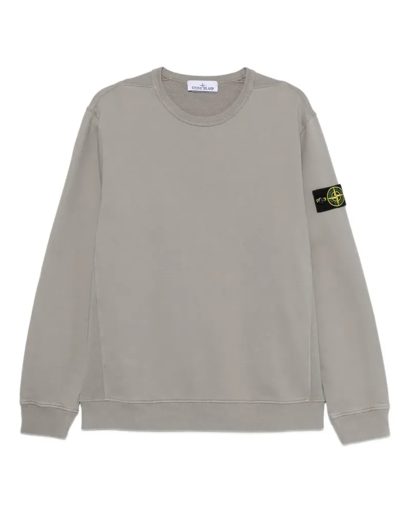 Stone Island Sweatshirt mit Logo-Patch - Grau Grau