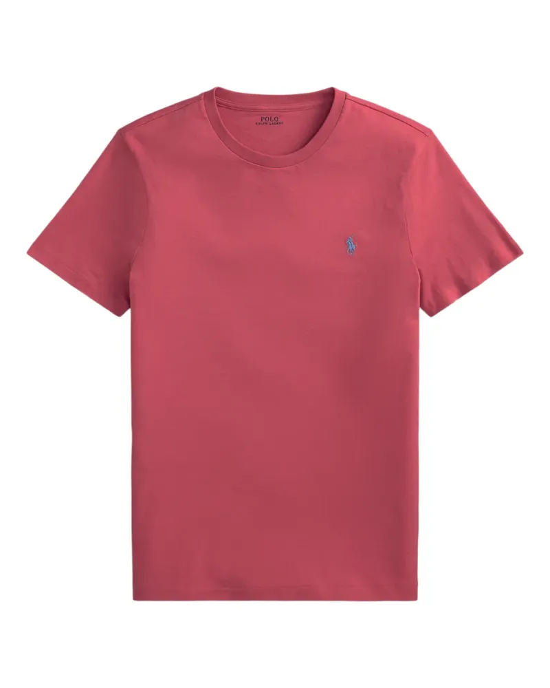 Ralph Lauren T-Shirt mit Logo-Stickerei - Rot Rot