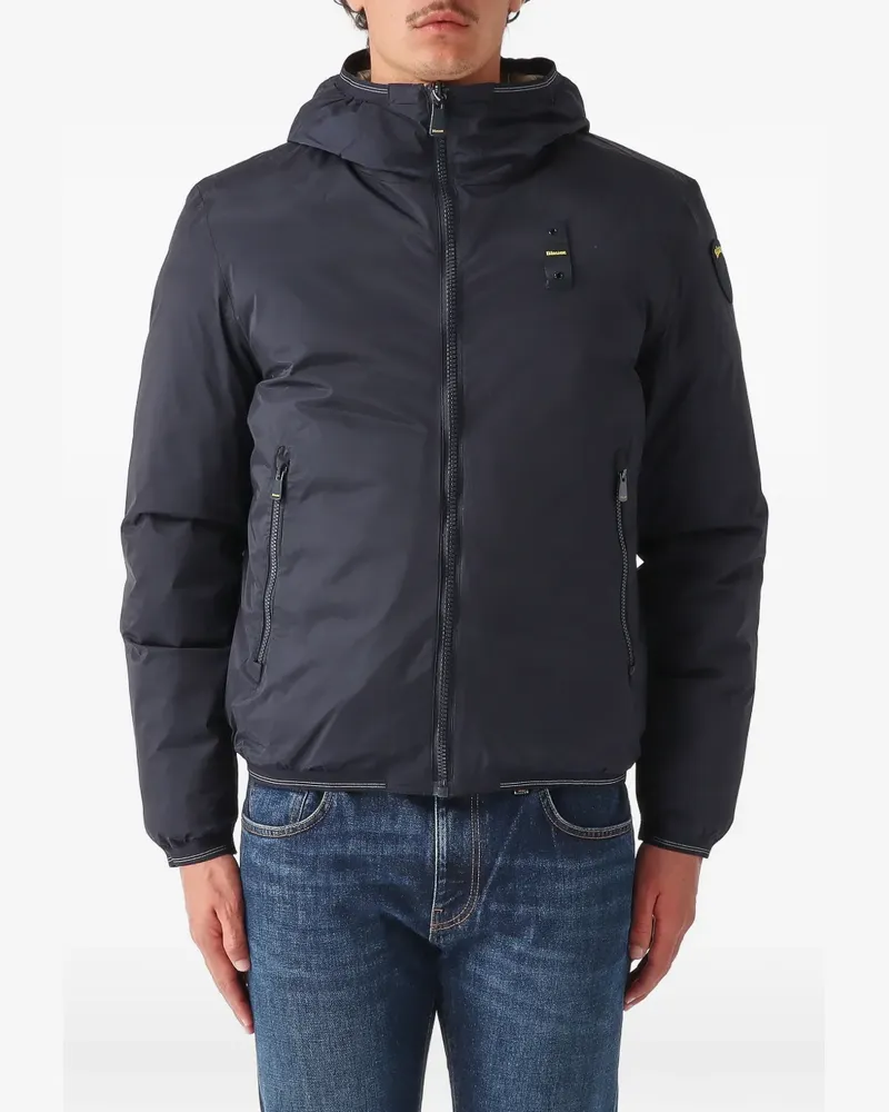 Blauer DOnald reversible hooded jacket Blau