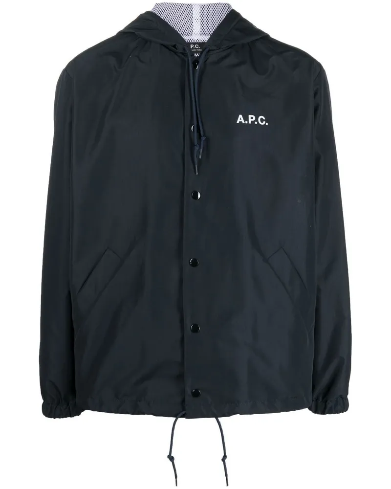 A.P.C. Greg Windbreaker - Blau Blau