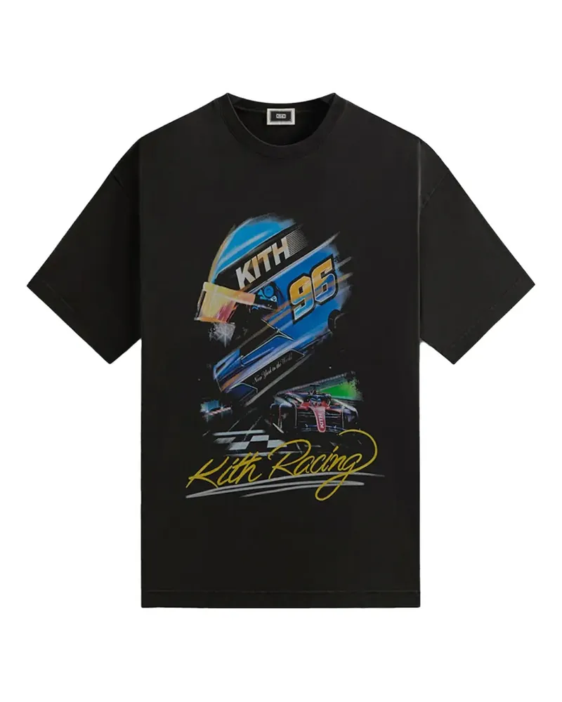 KITH AJ1 T-Shirt mit Print - Schwarz Schwarz