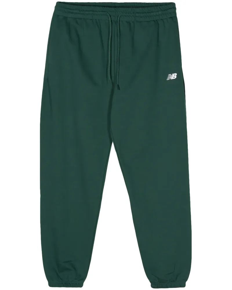 New Balance Jersey-Jogginghose mit Logo-Stickerei - Grün Grün