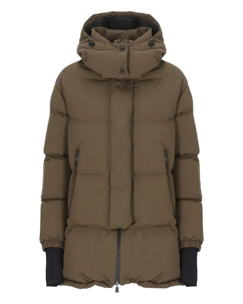 Herno Gesteppte Kapuzenjacke - Braun Braun