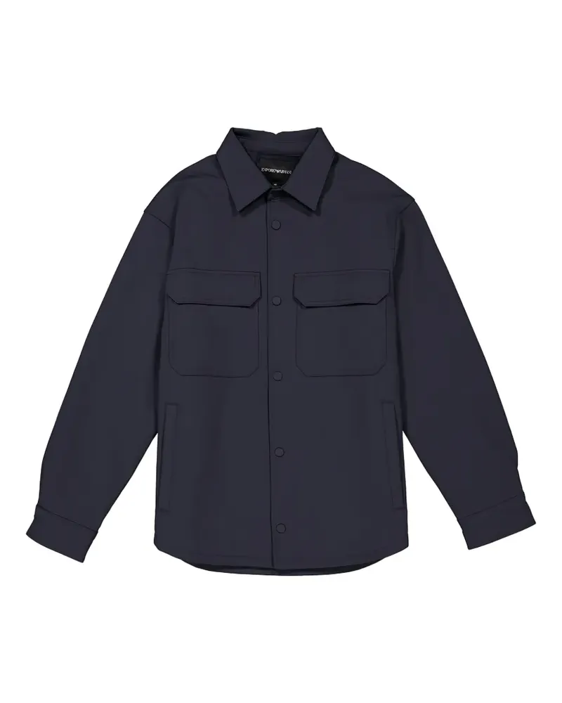 Emporio Armani Jacke mit Klappentasche - Blau Blau