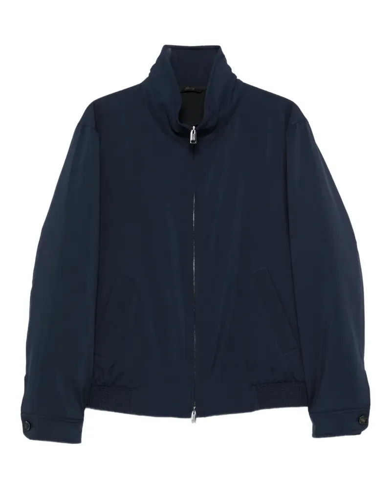 Brioni Bomberjacke mit Reißverschluss - Blau Blau