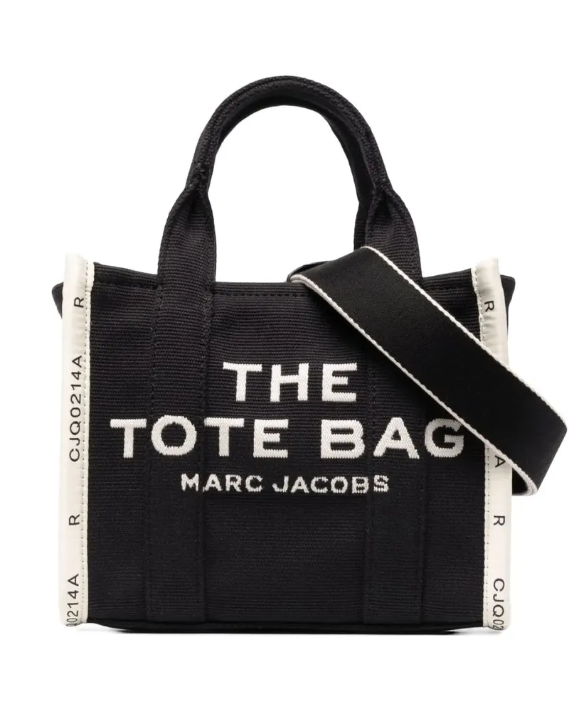 Marc Jacobs Kleiner The Jacquard Tote Bag - Schwarz Schwarz