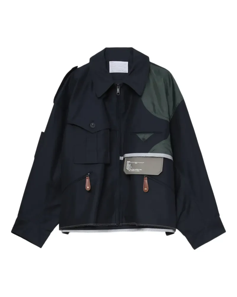 kolor Jacke mit Kontrasteinsätzen - Blau Blau