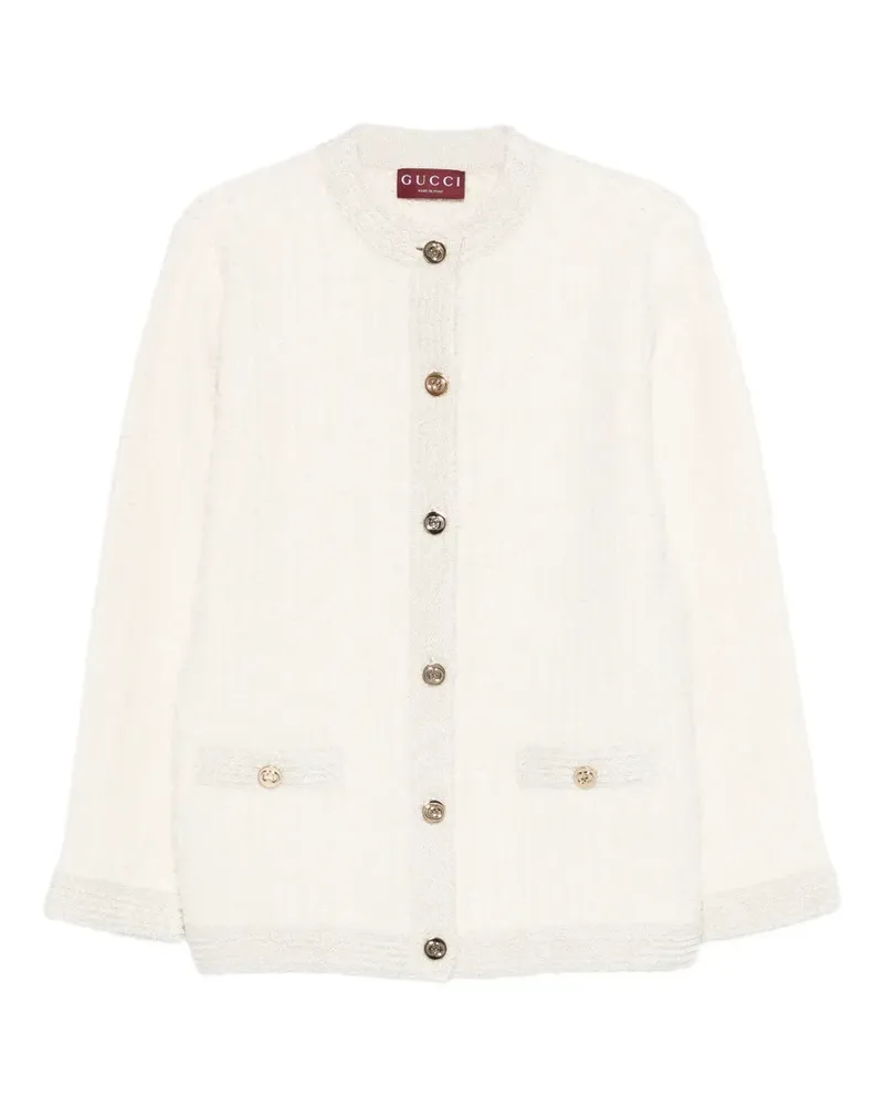 Gucci Cardigan mit Tasche - Weiß Weiß