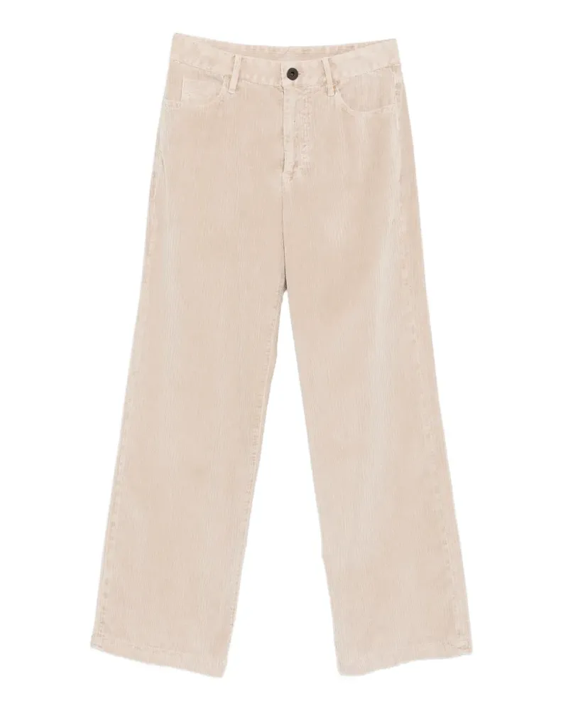 James Perse Straight-Leg-Hose aus Cord - Nude Nude
