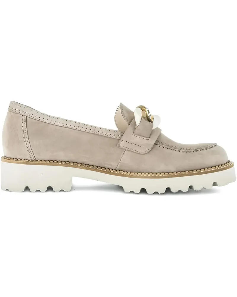 Gabor Loafer mit Zierkette - Nude Nude