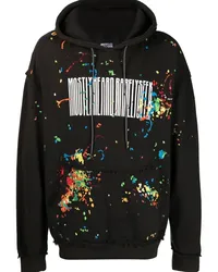 Mostly Heard Rarely Seen Hoodie mit Barcode-Print Schwarz