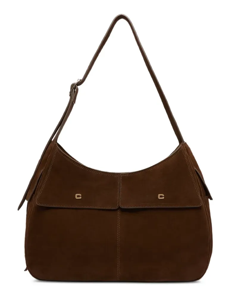 Carel Orsay Schultertasche aus Wildleder - Braun Braun