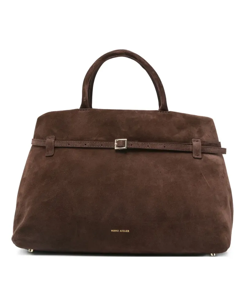 Manu Atelier Le Cambon Handtasche aus Wildleder - Braun Braun