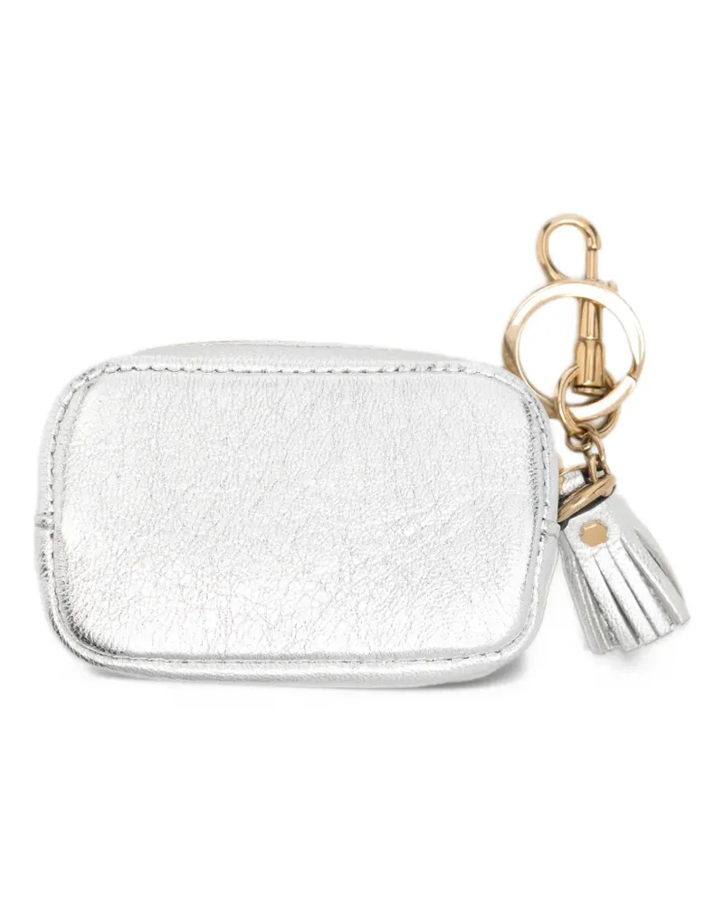 Anya Hindmarch Eyes leather coin purse - Silber Silber