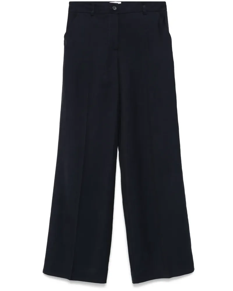 P.A.R.O.S.H. P.A.R.O H. Hose mit Bügelfalten - Blau Blau
