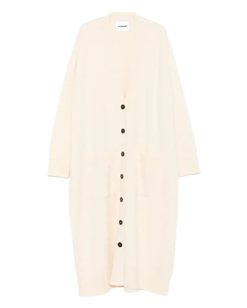 Jil Sander Geknöpfter Mantel - Nude Nude