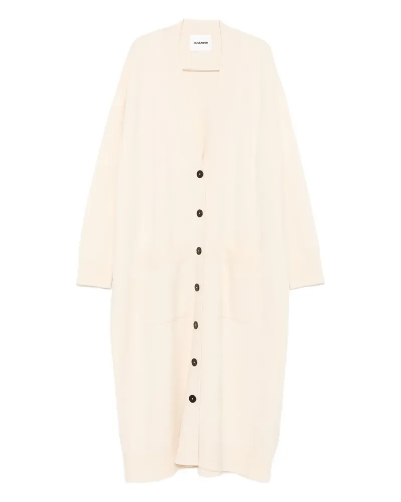 Jil Sander Geknöpfter Mantel - Nude Nude