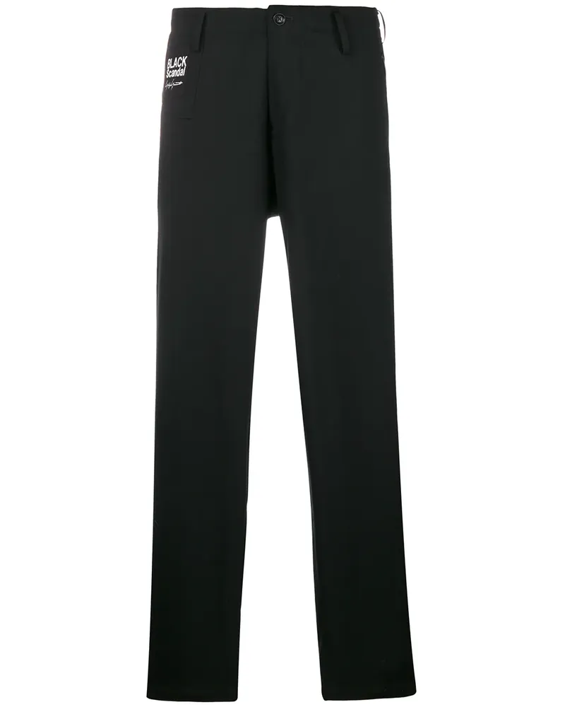 Yohji Yamamoto Black Scandal' Hose - Schwarz Schwarz