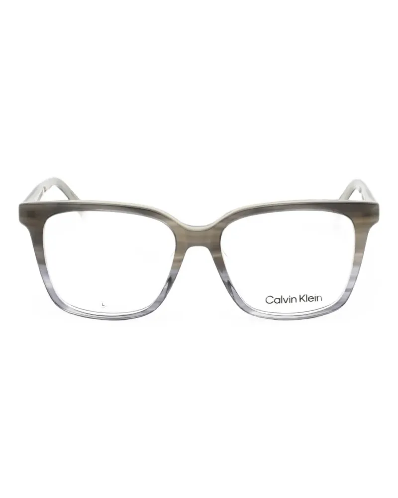 Calvin Klein rectangle-frame glasses - Grau Grau