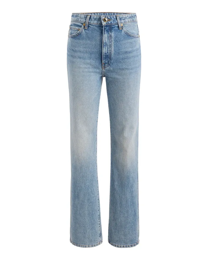 KHAITE Danielle Straight-Leg-Jeans - Blau Blau