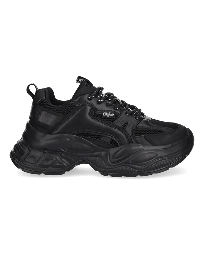 Buffalo Yuno One chunky-sole panelled sneakers - Schwarz Schwarz
