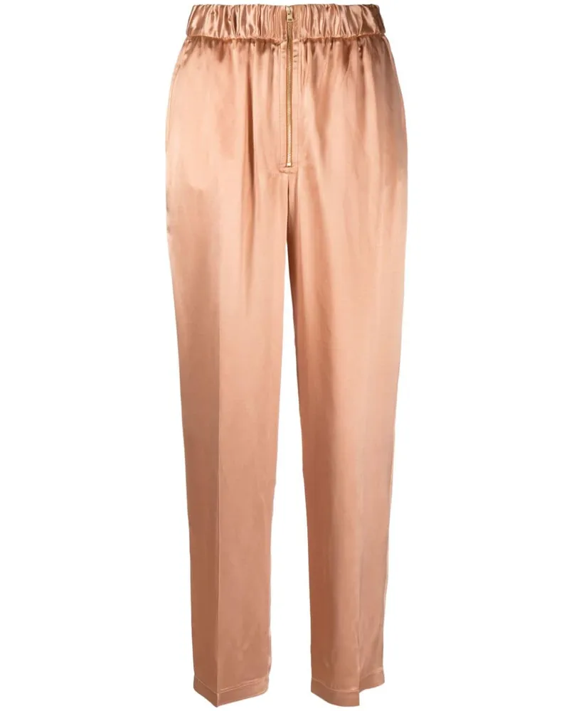 forte_forte Hose mit geradem Bein - Braun Braun