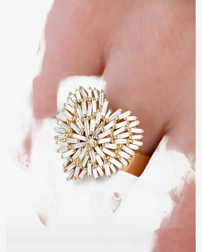 Suzanne Kalan Fireworks diamond ring - Weiß Weiß