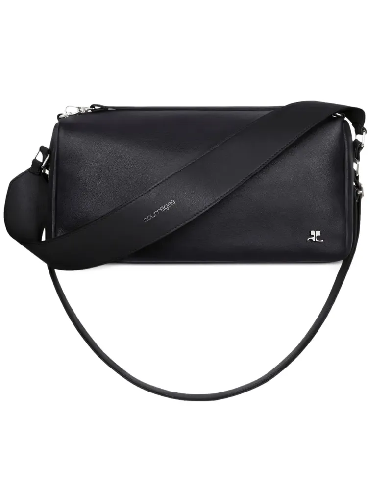 Courrèges Mittelgroße Three Sixty Schultertasche - Schwarz Schwarz