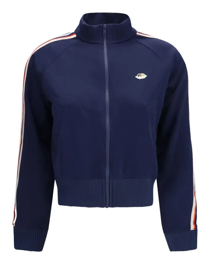 Fiorucci Angels-patch zip-up sweatshirt - Blau Blau
