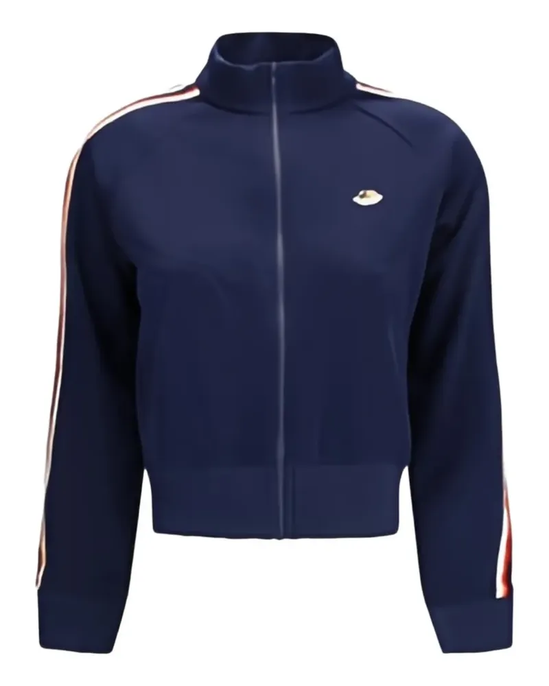 Fiorucci Angels-patch zip-up sweatshirt - Blau Blau