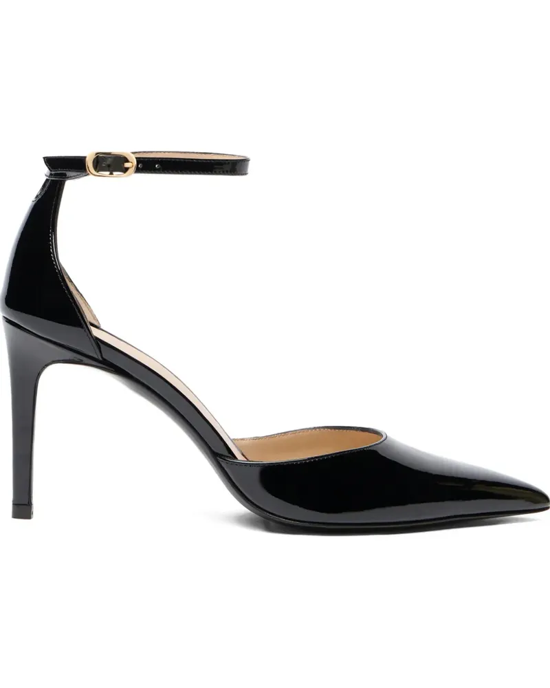 Stuart Weitzman Power Pumps 85mm - Schwarz Schwarz