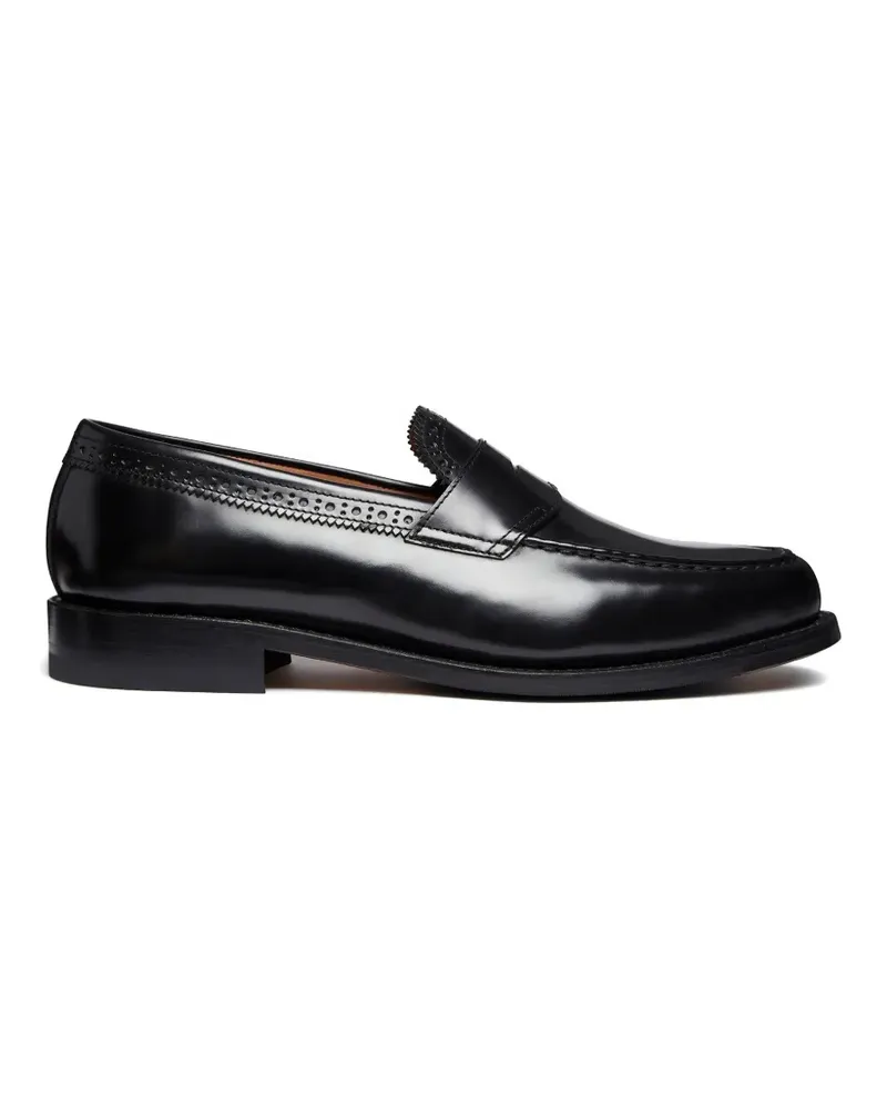 G.H. Bass & Co. Loafer mit Monogramm - Schwarz Schwarz