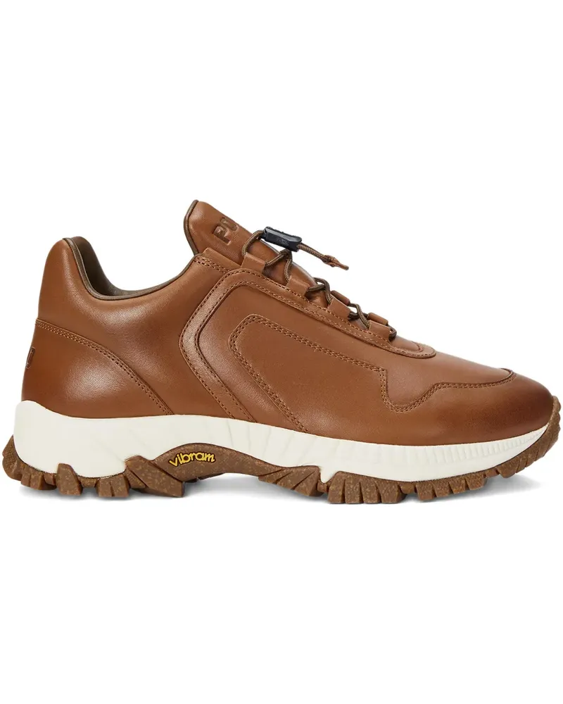 Ralph Lauren Sneakers aus Leder - Braun Braun