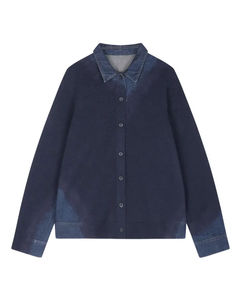 JNBY Cardigan im Jeans-Patchwork-Look - Blau Blau