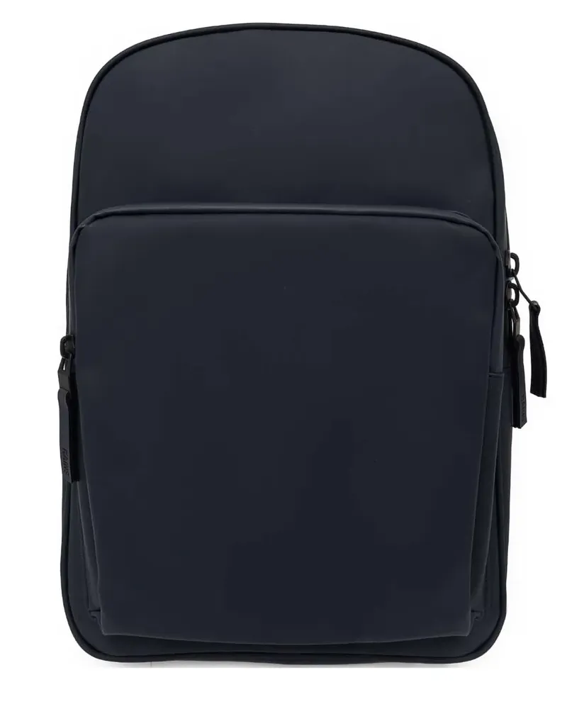 RAINS Book Daypack Large zip-up backpack - Blau Blau