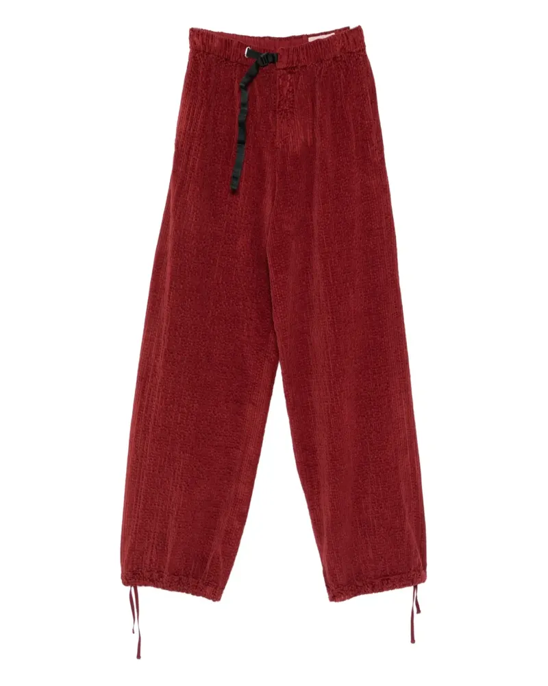 PLAN C Jogginghose aus Cord - Rot Rot