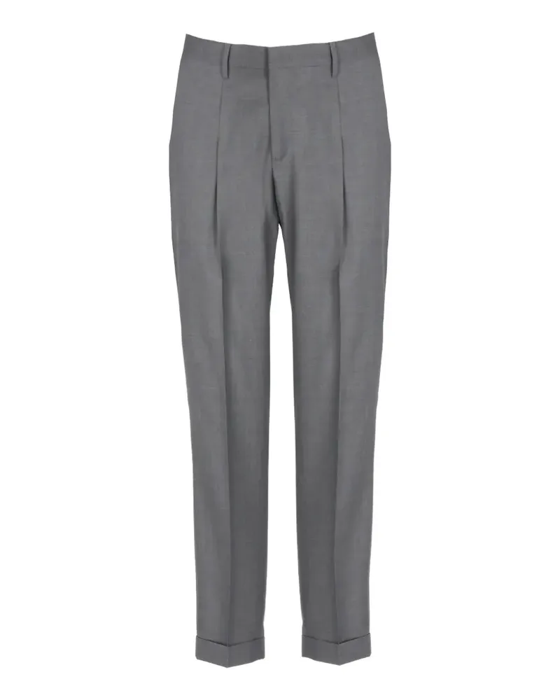Briglia 1949 pleated turn-up trousers - Grau Grau