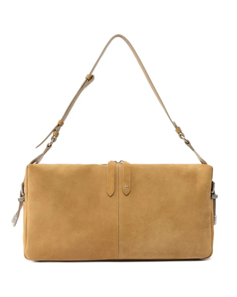 Pinko Schultertasche aus Leder - Nude Nude