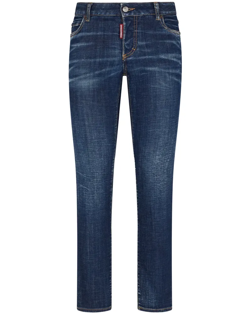 Dsquared2 Tief sitzende Slim-Fit-Jeans - Blau Blau
