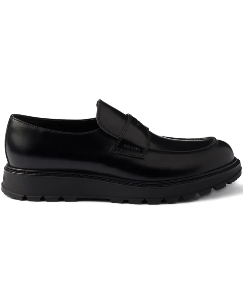 Prada Penny-Loafer - Schwarz Schwarz