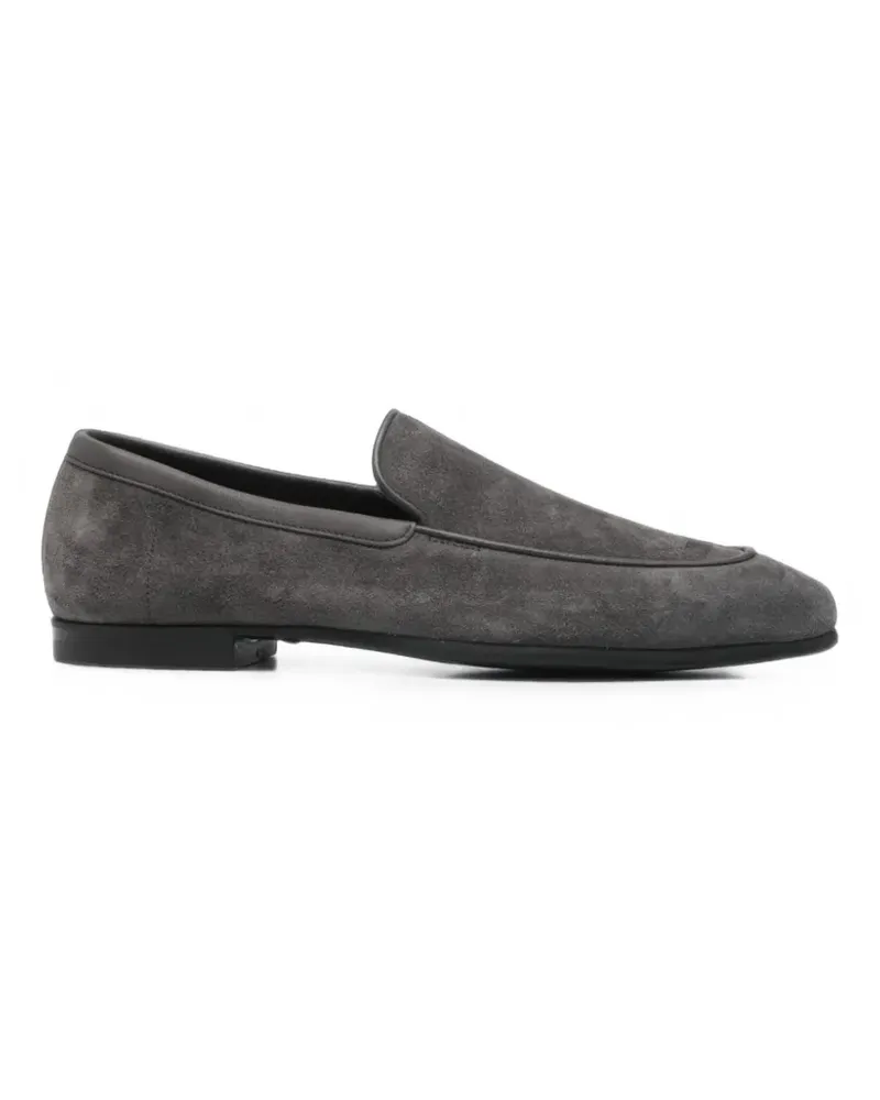 John Lobb Tyne Loafer aus Wildleder - Grau Grau