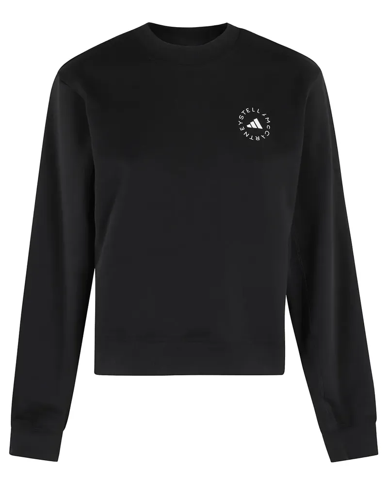 adidas Sweatshirt mit Logo-Print - Schwarz Schwarz