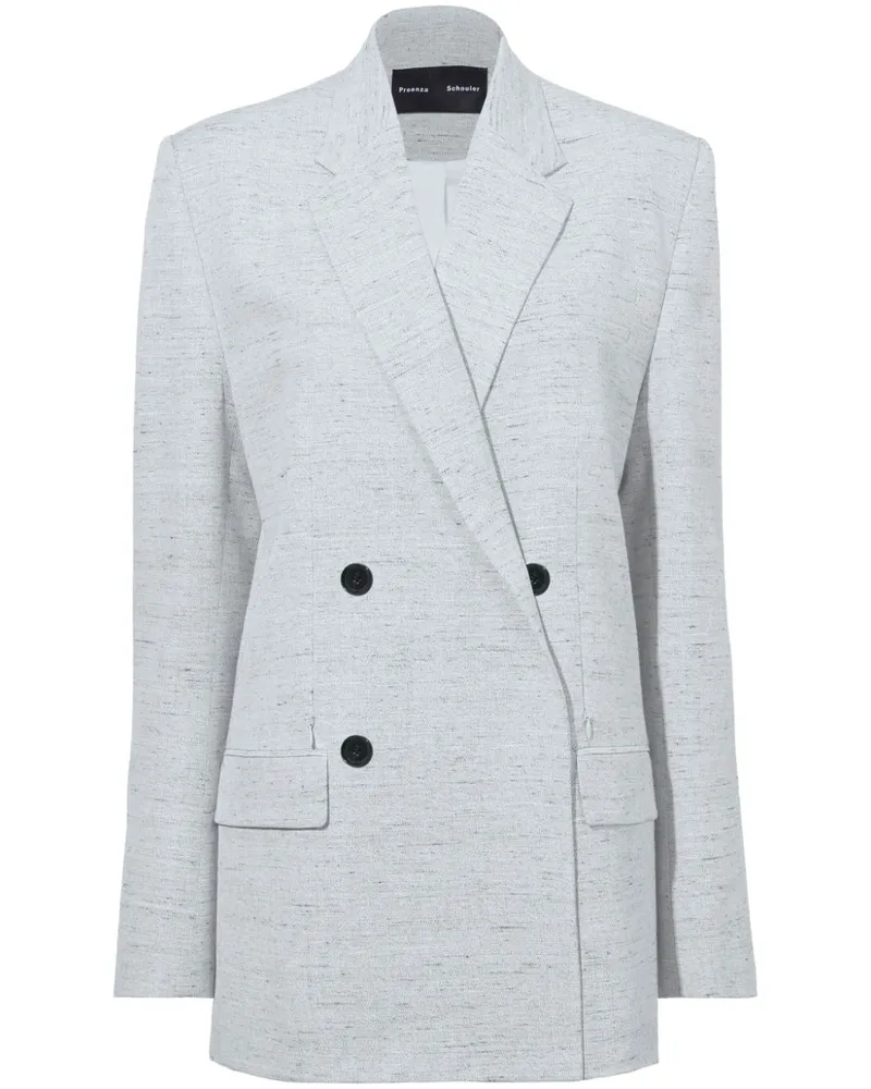 Proenza Schouler Melierter Hadley Blazer - Grau Grau