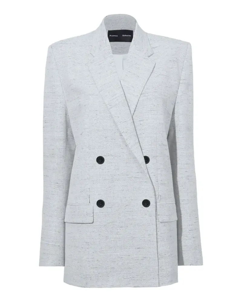 Proenza Schouler Melierter Hadley Blazer - Grau Grau