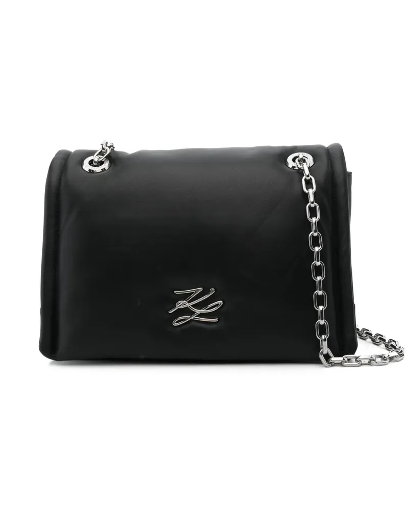 Karl Lagerfeld K Autograph Schultertasche - Schwarz Schwarz