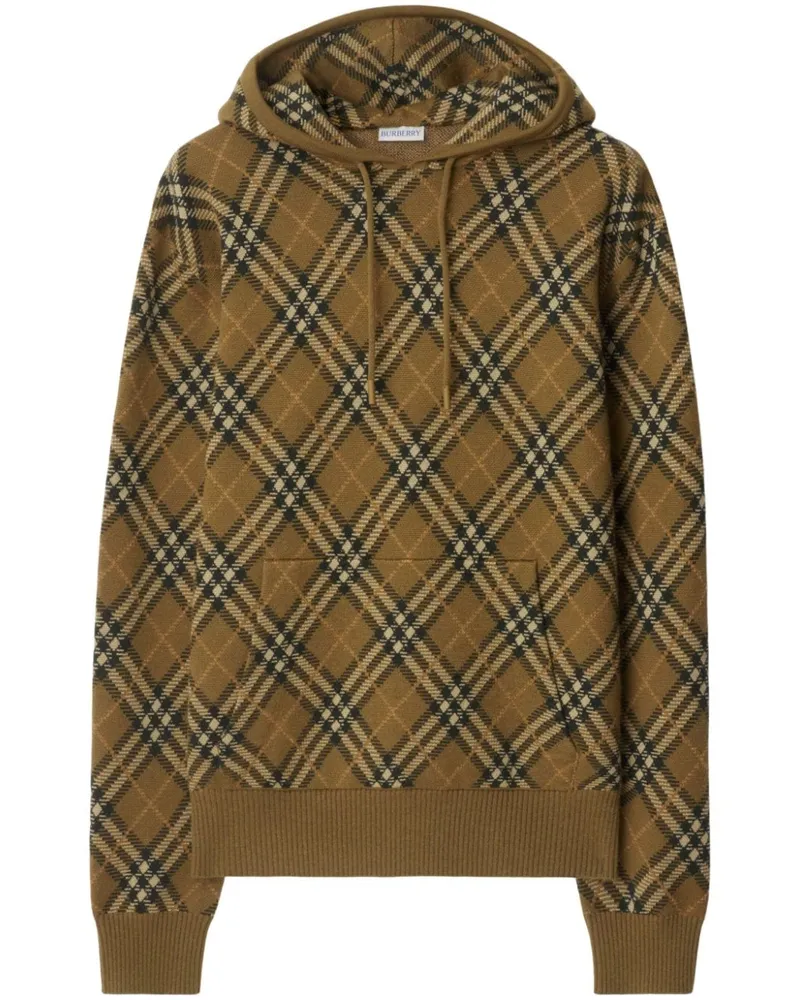 Burberry Nova Check Hoodie - Nude Nude