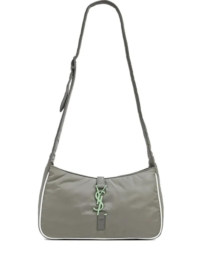 Saint Laurent Schultertasche mit Monogramm-Schild - Grau Grau